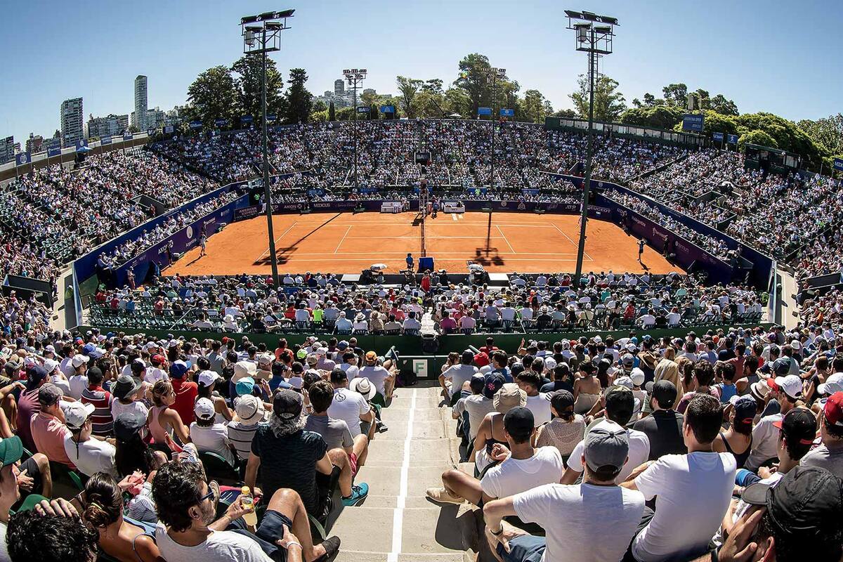 El court central del Buenos Aires, epicentro del Argentina Open