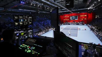 El court de Milán donde se juega el Masters Sub 21