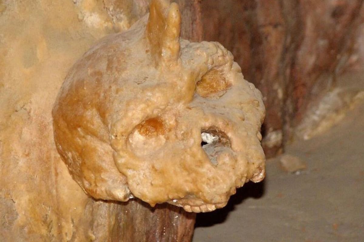 El cráneo fue hallado por primera vez por un aldeano a unos 35 kilómetros al sureste de Tesalónica