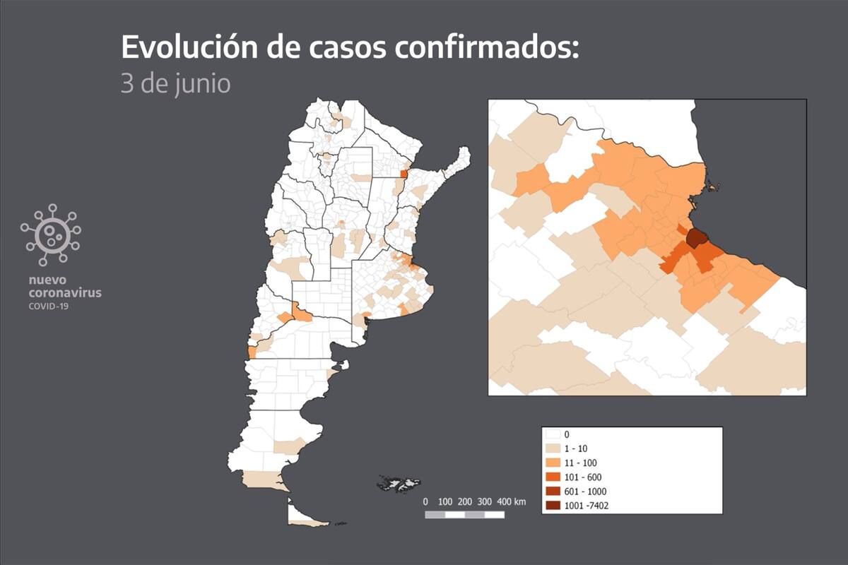 El crecimiento de casos que se dio en todo el país en los últimos días