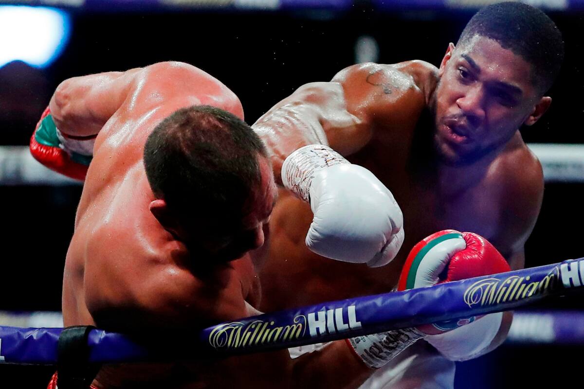 El cross de derecha de Anthony Joshua fue una tortura para Pulev