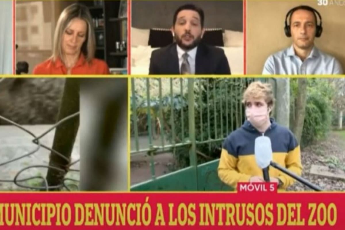 El cruce de Gernán Paoloski con un youtuber que ingresó sin permiso a un zoológico