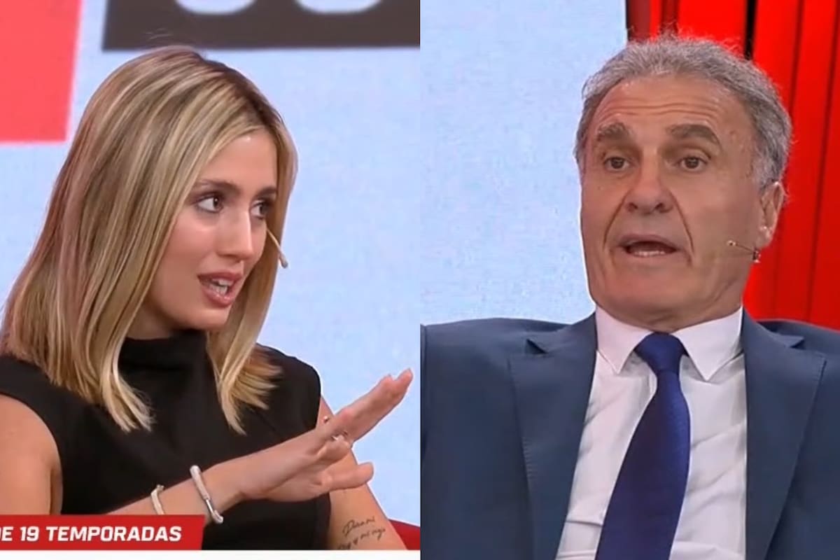 El cruce en vivo entre Oscar Ruggeri y Morena Beltrán por sus vacaciones