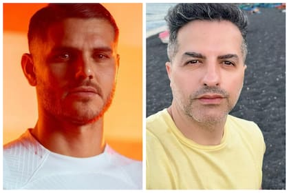 El cruce entre Ángel de Brito y Mauro Icardi