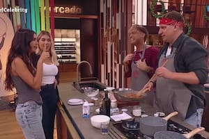 El cruce entre estas celebridades fue muy comentado en las redes sociales (Captura: @masterchefargentina)