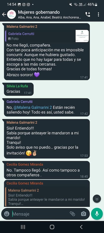 El cruce entre Galmarini y Cerruti