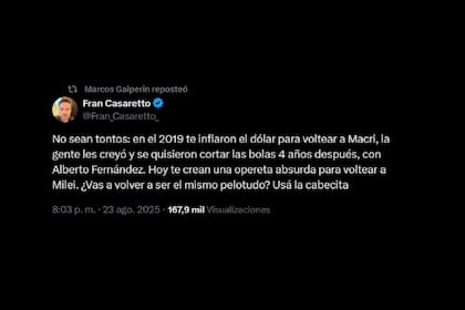 Marcos Galperín intentó justificar el escándalo con la corrupción de otros gobiernos previos