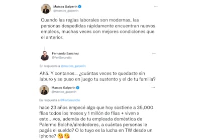 El cruce entre Marcos Galperin y un periodista por las regulaciones laborales