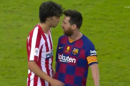 El cruce entre Messi y Joaco Félix