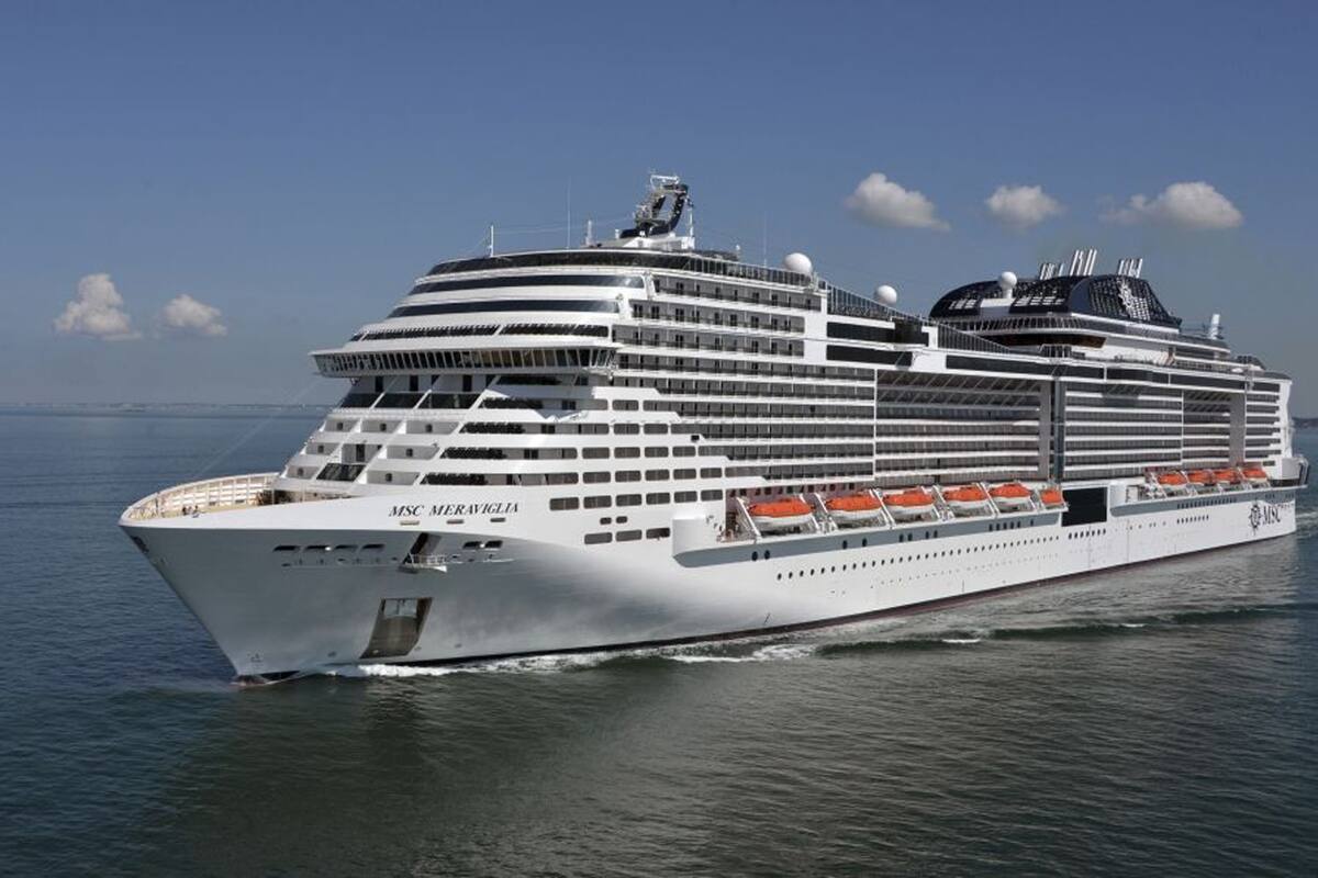 El crucero Meraviglia