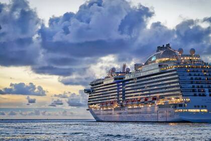 El crucero en el que se embarcaron llevó a Julia y a su familia desde Europa hasta la región de Asia Pacífico