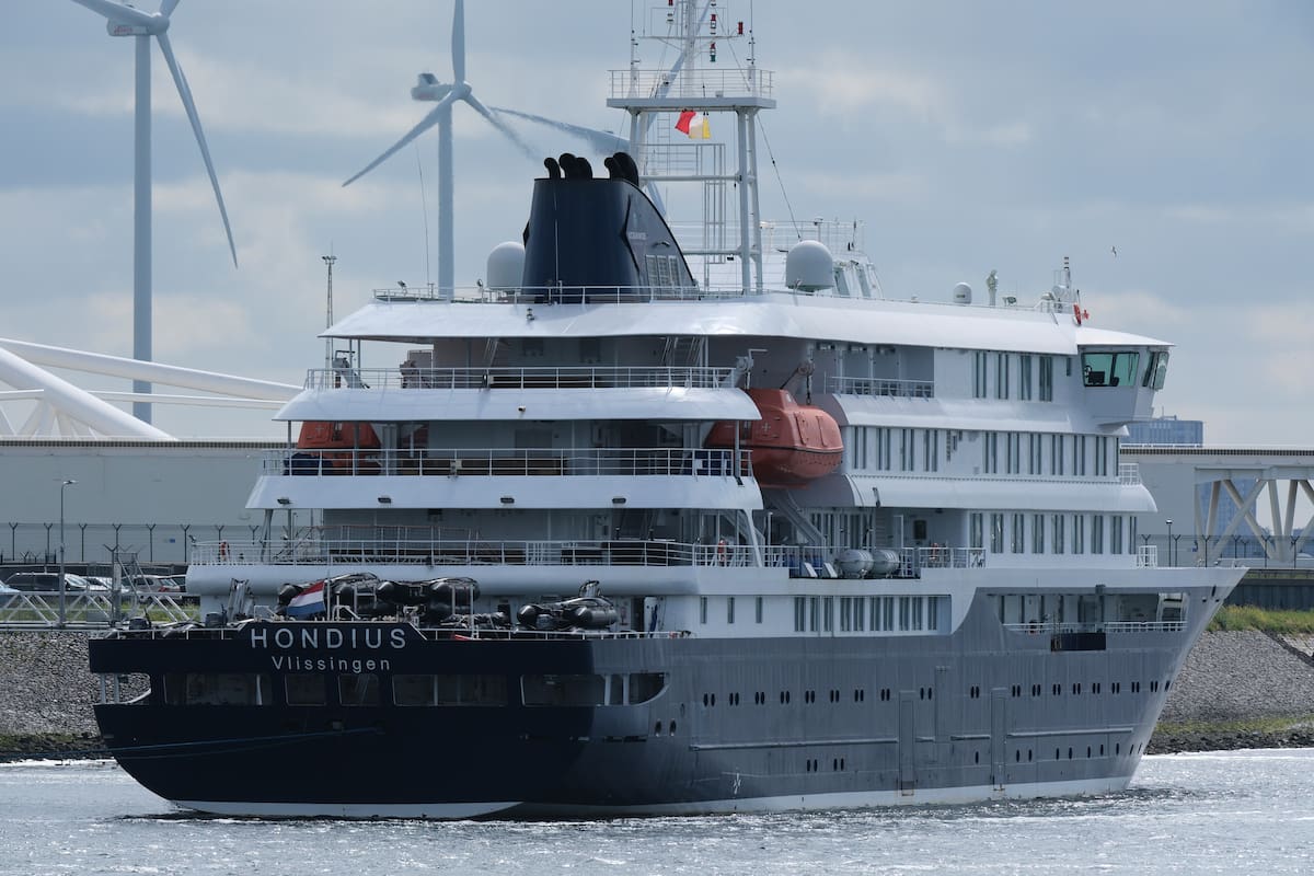 El crucero MV Hondius