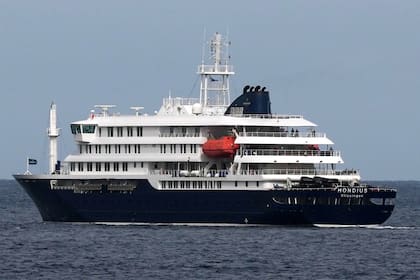 El crucero MV Hondius