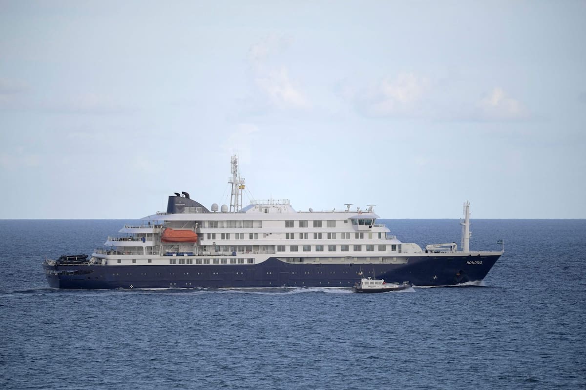 El crucero polar MV Hondius, golpeado por un brote de hantavirus