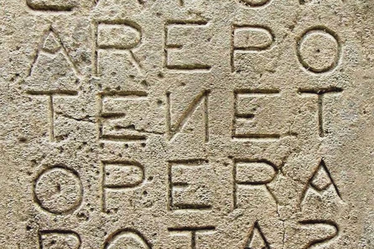 El Cuadrado Sator encontrado en las ruinas de Pompeya