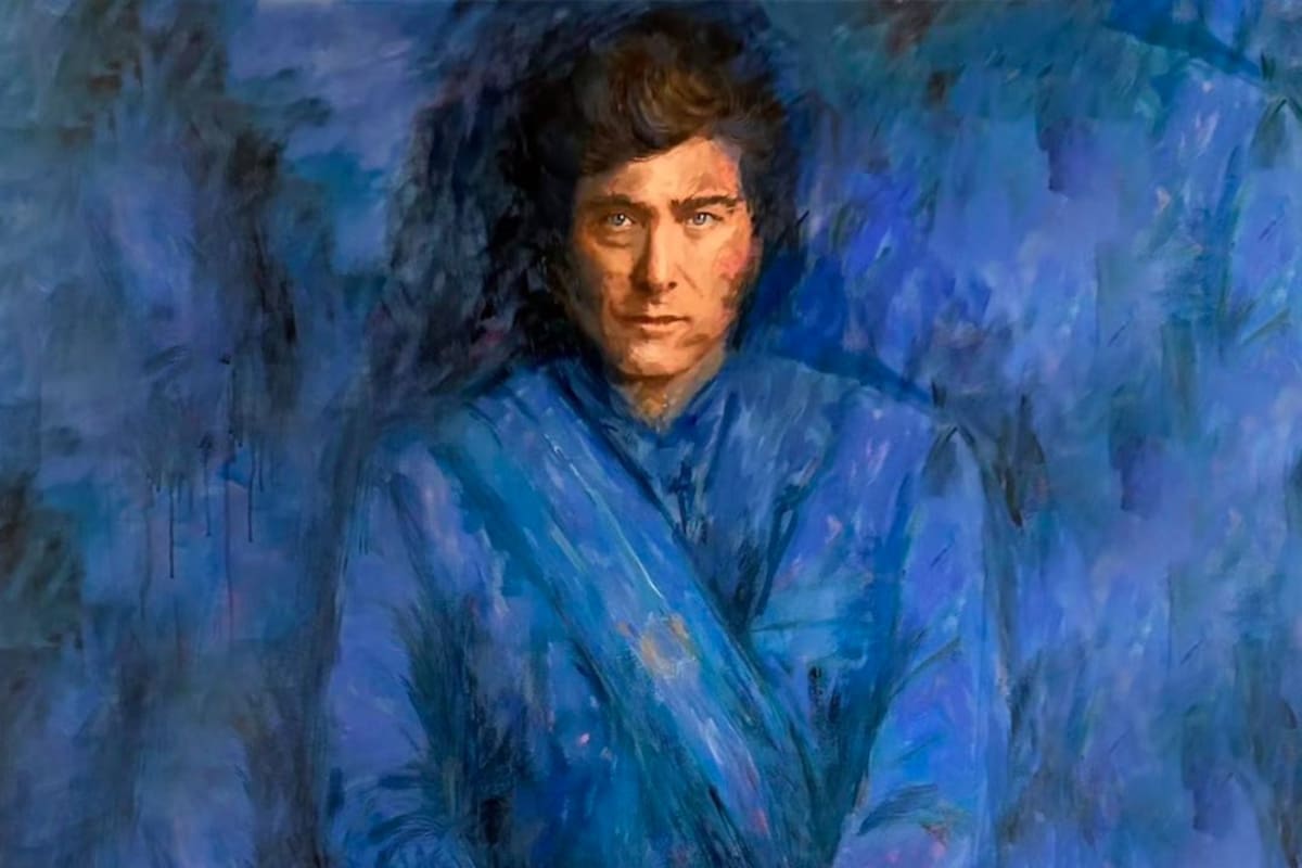 El cuadro de Javier Milei que le regaló Santiago Caputo, réplica de un retrato del Rey Carlos III