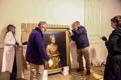 El cuadro robado por el nazismo y encontrado en Mar del Plata quedó alojado en el Palacio de Tribunales