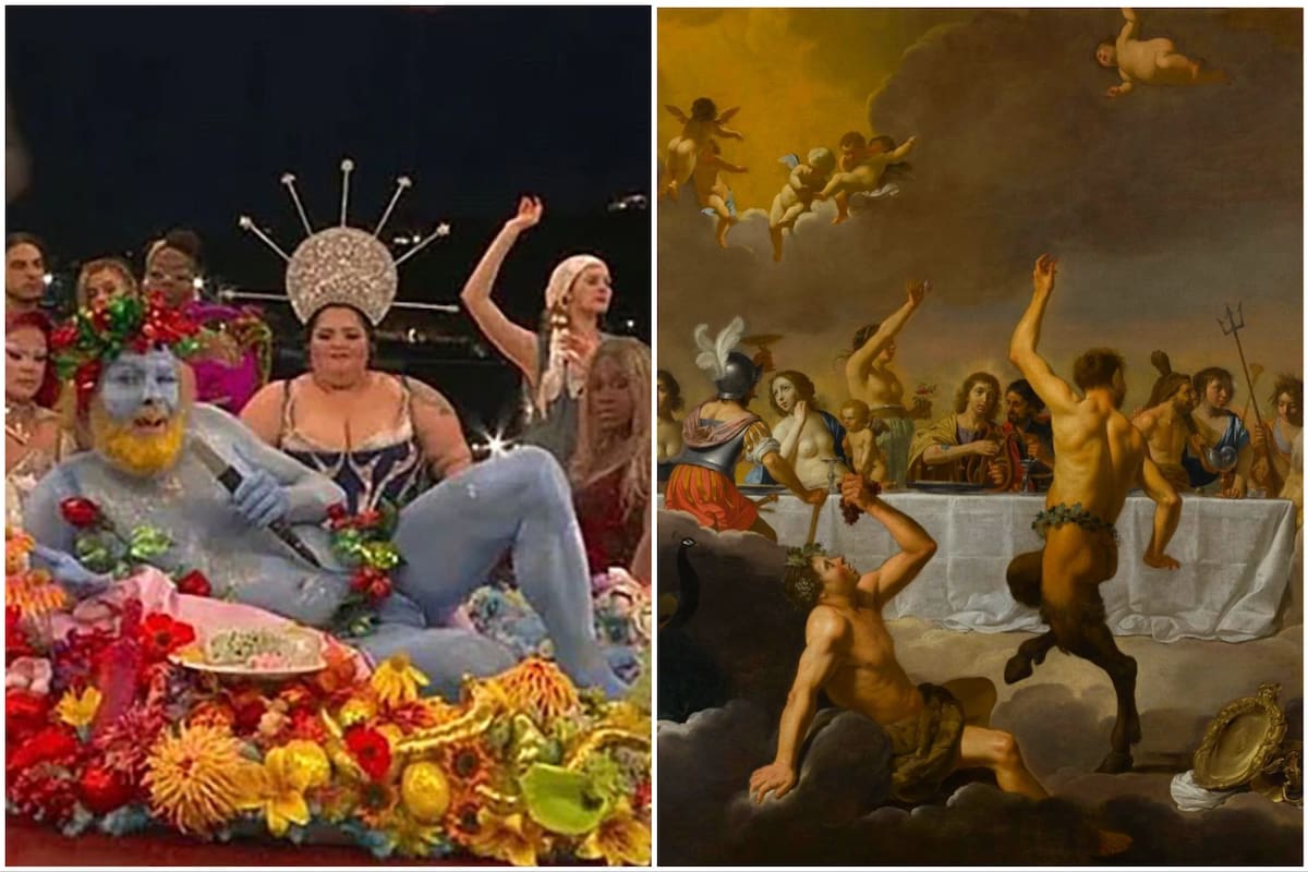 El "cuadro viviente" de la ceremonia de apertura de los Juegos Olímpicos no habría parodiado la célebre obra de Da Vinci sino la de un pintor neerlandés