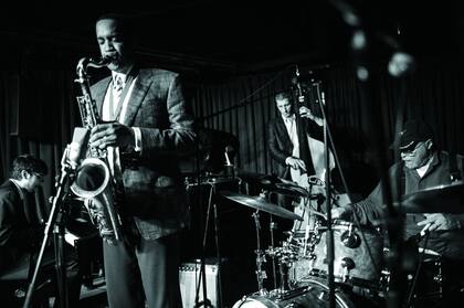 El cuarteto de Jimmy Cobb, en el escenario de Vanguard