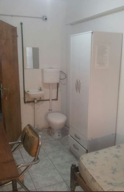 El cuarto con el baño incorporado, que mostró la usuaria Karen y fue uno de los más llamativos de todo el hilo