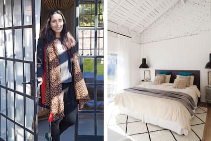 El cuarto en blanco tiene una aire relajado y playero. Es lo que se busca: crear climas serenos que nos hagan viajar con la mente a lugares queridos y placenteros.