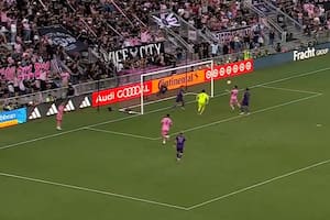 El cuarto gol de Messi para Inter Miami, ante Orlando; una rareza en su carrera