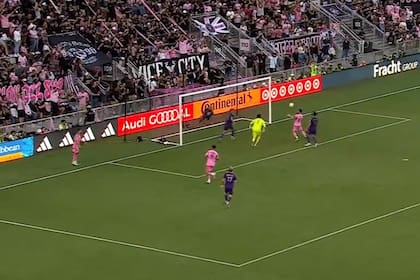 El cuarto gol de Messi para Inter Miami, ante Orlando; una rareza en su carrera
