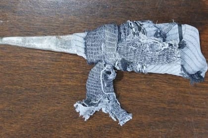 El cuchillo tumbero usado en el intento de asesinato en Mendoza