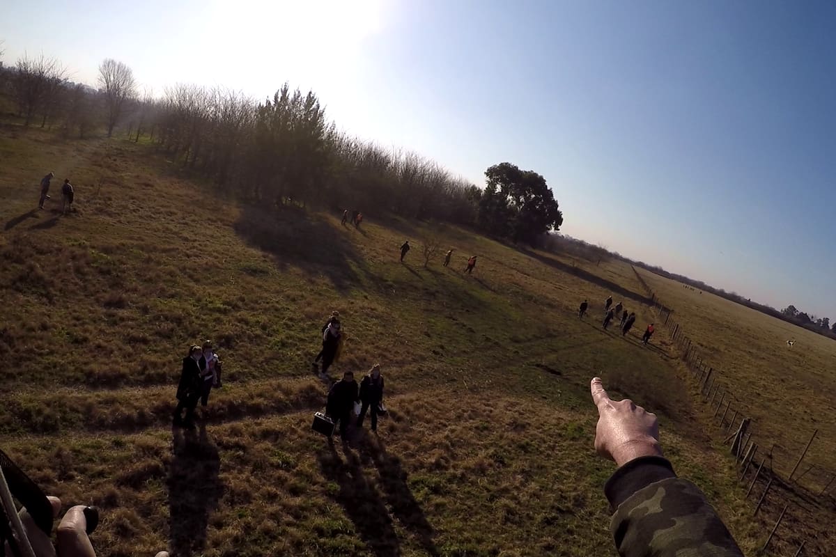 El Cuerpo Argentino de Búsqueda y Rescate en Paramotor (Cabure), en pleno trabajo