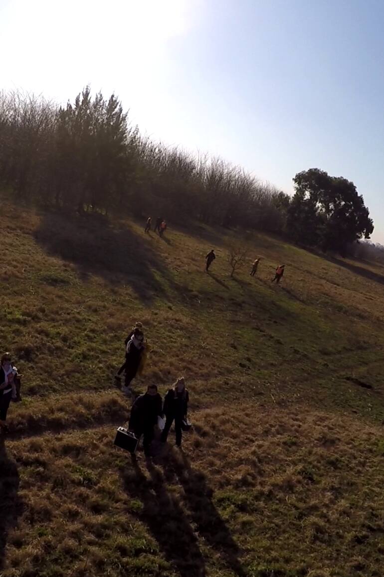 El Cuerpo Argentino de Búsqueda y Rescate en Paramotor (Cabure), en pleno trabajo