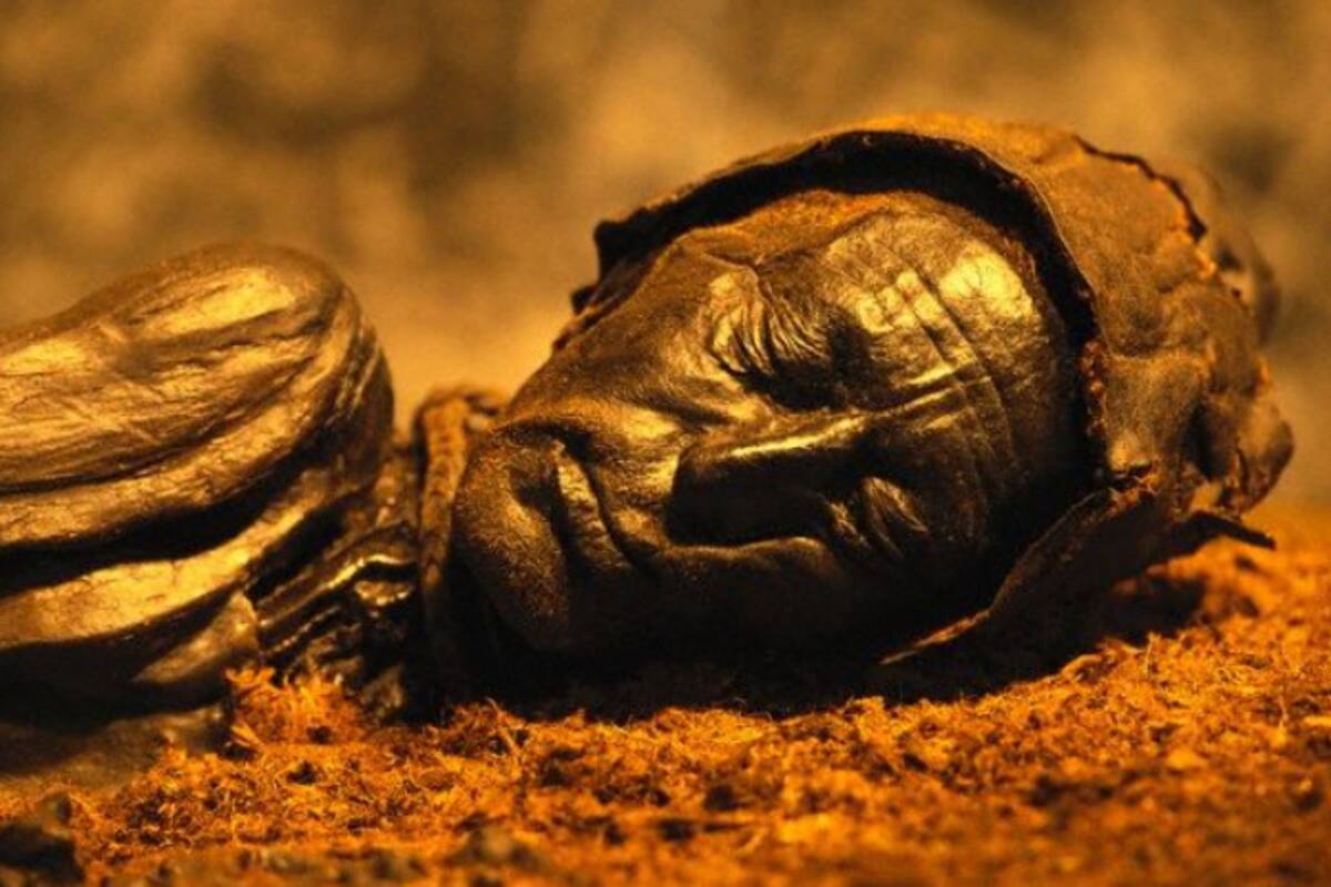 El cuerpo del hombre de Tollund se conservó casi en perfecto estado gracias a las propiedades naturales del lugar donde fue enterrado