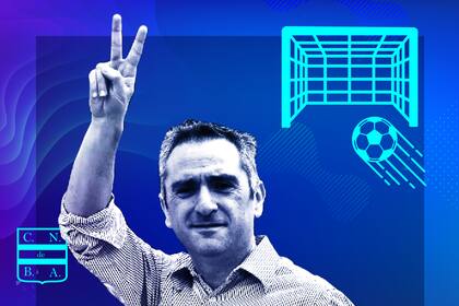 El Cuervo Larroque, uno de los integrantes del equipo