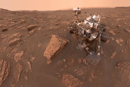 El Curiosity, sobre el terreno del planeta rojo