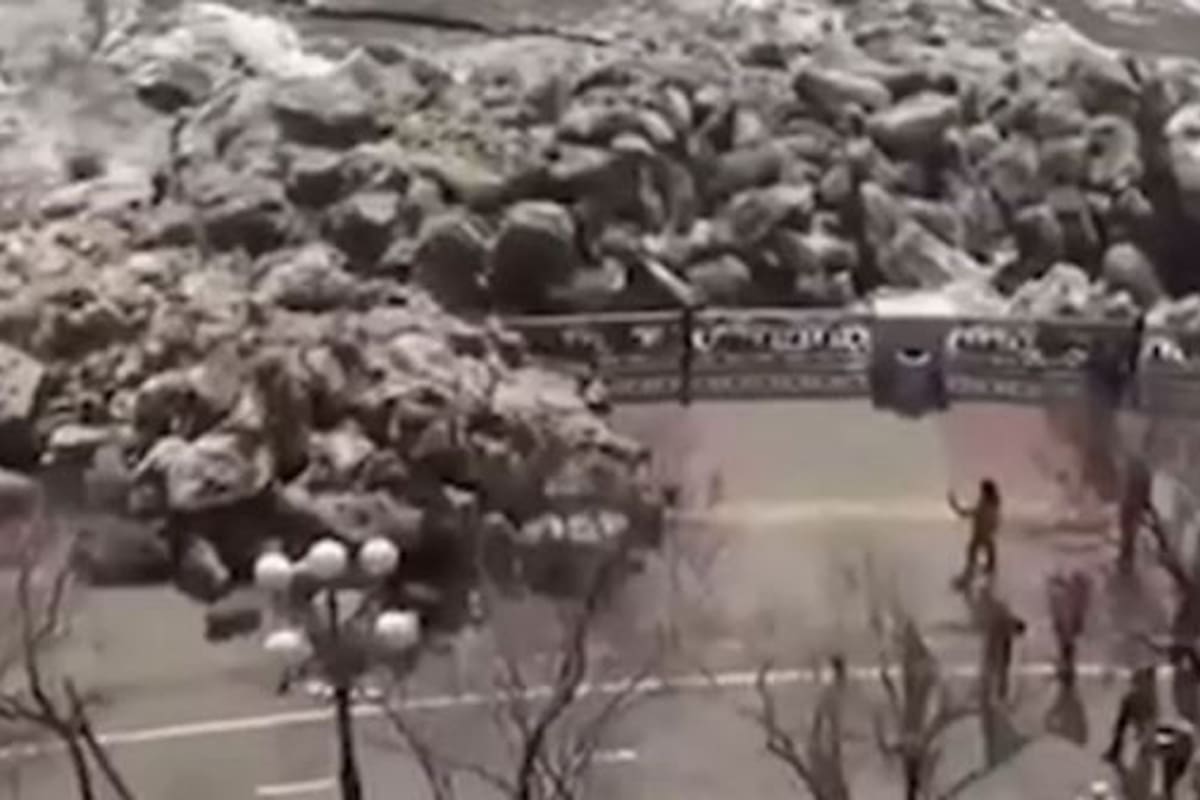 El curioso fenómeno ocurrió en un paseo fluvial en la ciudad Jabárovsk (Rusia)
