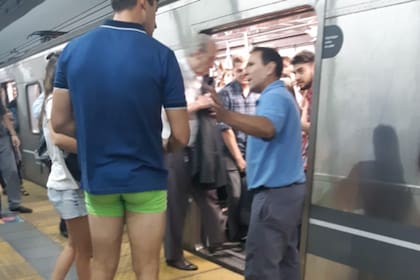 El curioso incidente ocurrió hoy en la estación 9 de julio