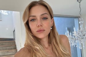 El curioso look que le pidieron a Evangelina Anderson para ser jurada de Los 8 escalones: “Menos mal que lo traje”