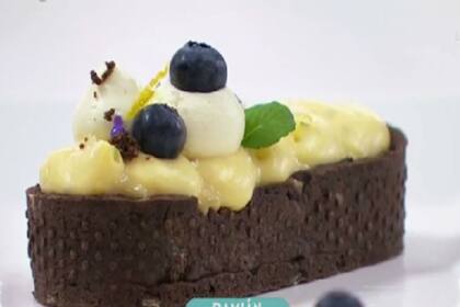 El curioso postre llamó la atención de Marcelo Tinelli. Fuente: Telefé