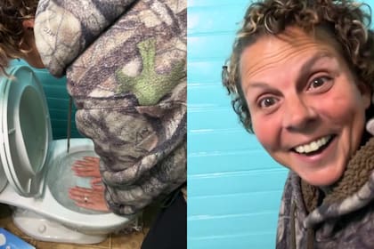 El curioso truco de una mujer para destapar su inodoro que se volvió viral