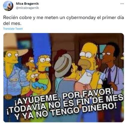 El CyberMonday tampoco le escapó a las referencias de los Simpson
