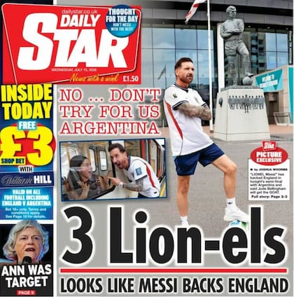 El Daily Star usó el humor en su tapa