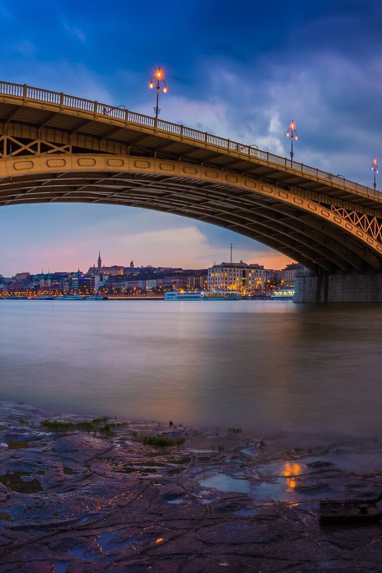 El danubio en su tramo por Budapest