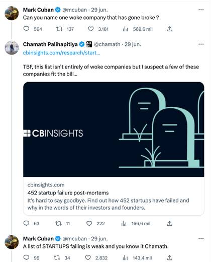 El debate entre Mark Cuban y Palihapitiya