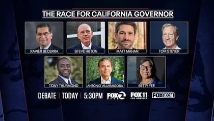 El debate se transmitirá en el área de la Bahía de San Francisco y Los Ángeles