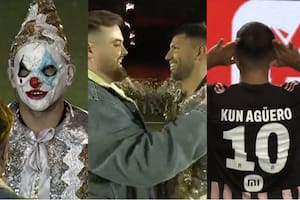 El debut de Aguero en la Kings League como "el Joker"