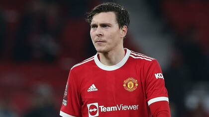 El defensa central suizo del Manchester United, Victor Lindelöf.