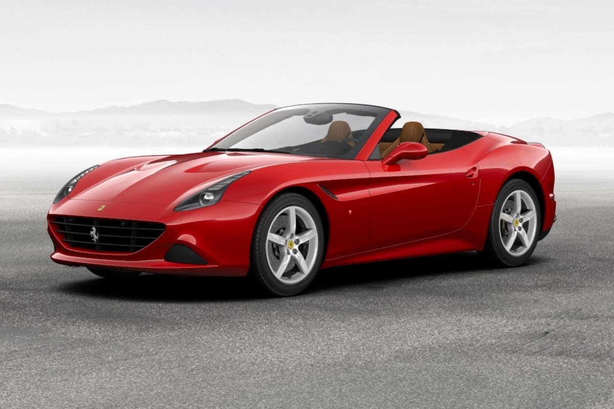 El delantero abandonó a toda velocidad el predio de Ezeiza en su flamante auto de más de US$600.000 Crédito: Ferrari