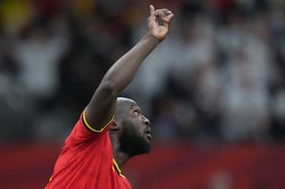 El delantero belga Romelu Lukaku, "feliz de estar aquí" en el Mundial pese a su baja forma física
