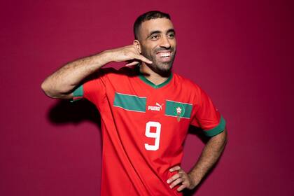 El delantero de Al-Ittihad Abderrazak Hamdallah.
