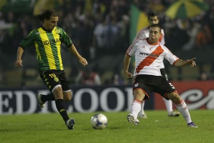 Ezequiel Cirigliano, cuando jugaba en la primera de River