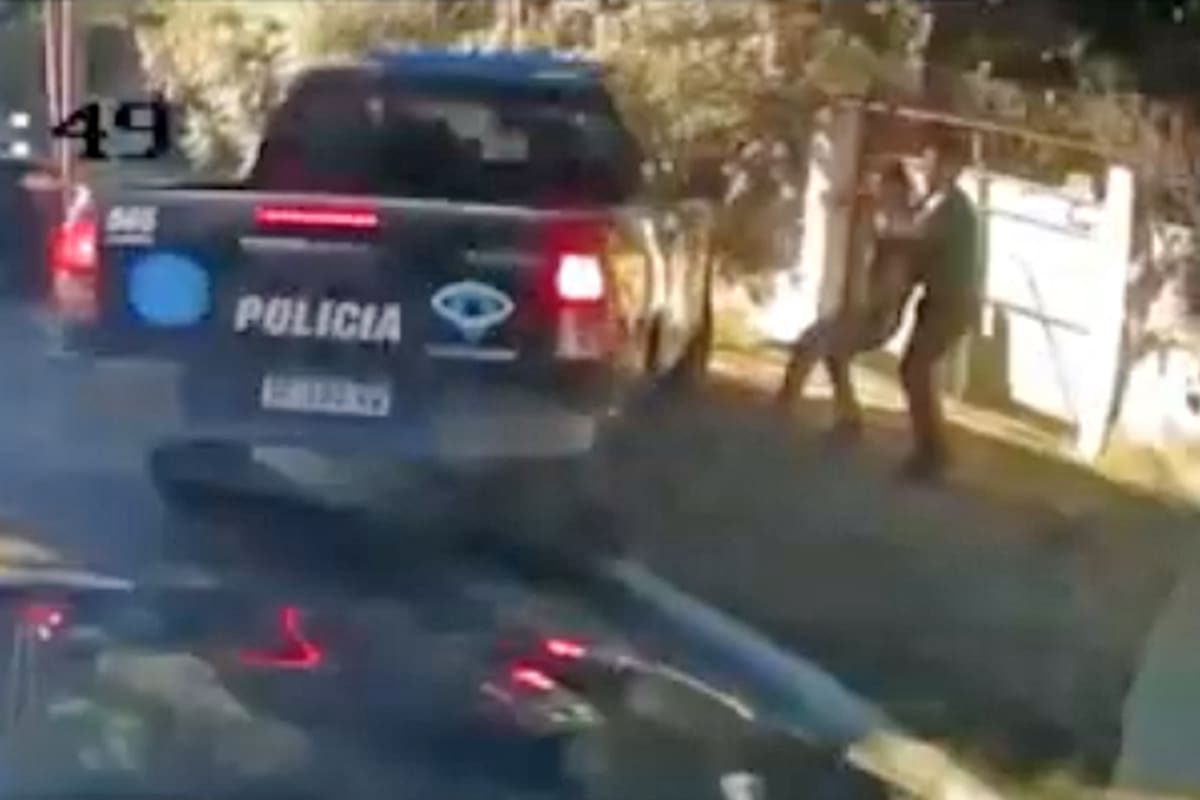 El delincuente fue detenido después de una cinematográfica persecución